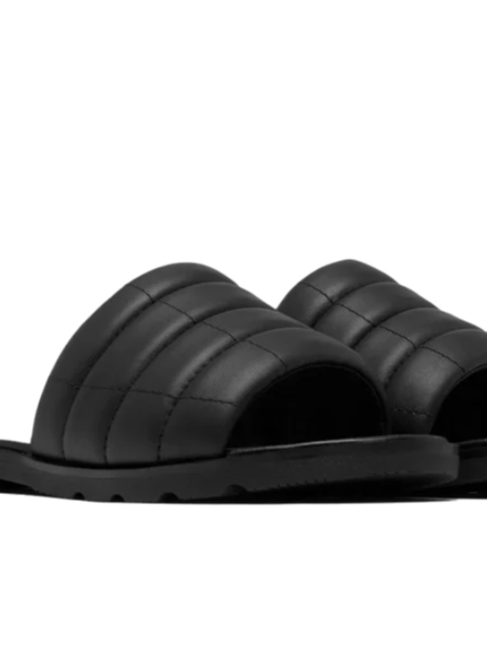 STYLISH SOREL ELLA III SLIDE FLAT SANDAL BLACK